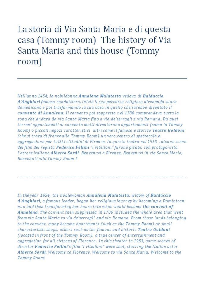 Tommyroom Florencia Exterior foto